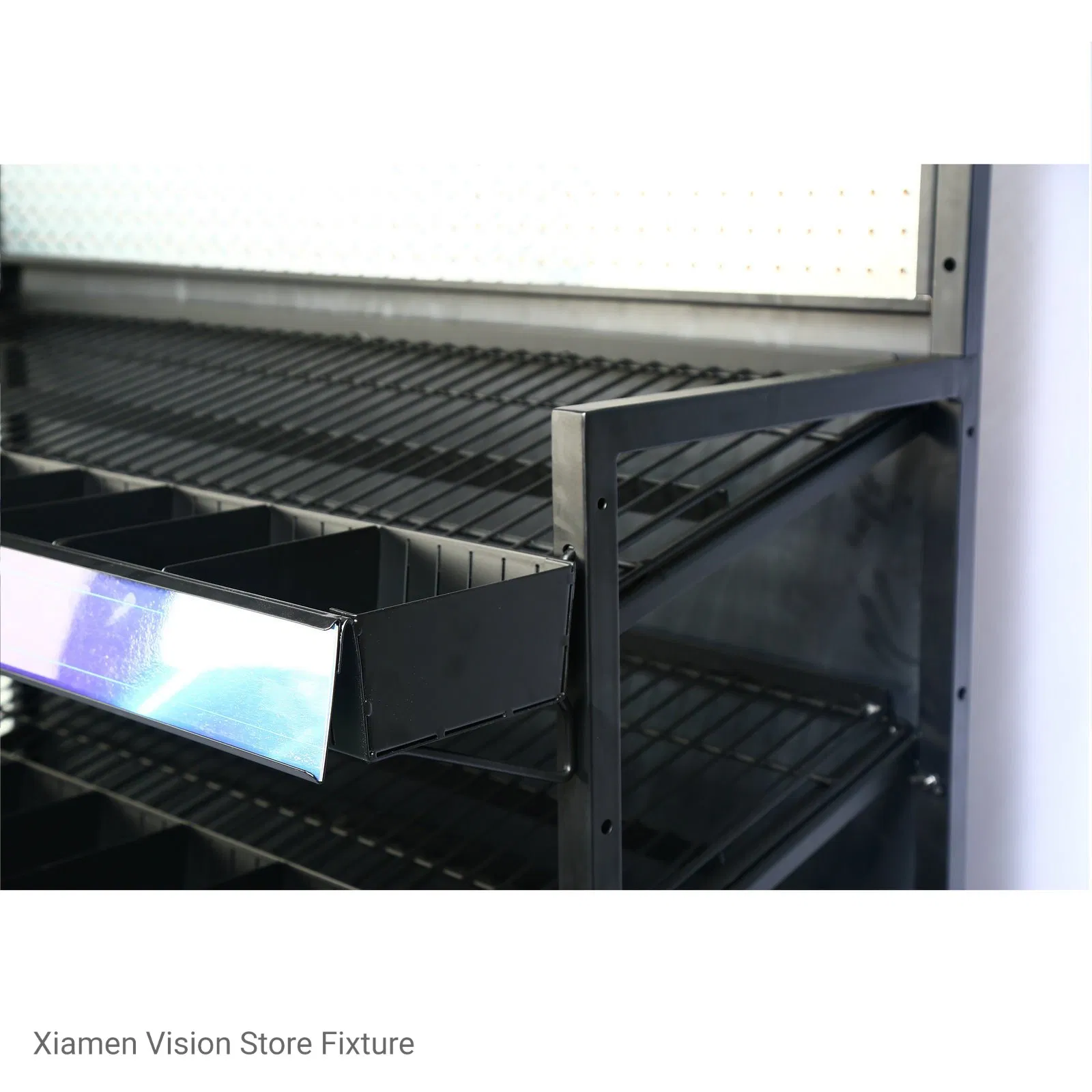 Factory Customized Display Rack Wire Shelf Divided Storage Tray Store Fixture Display Stand