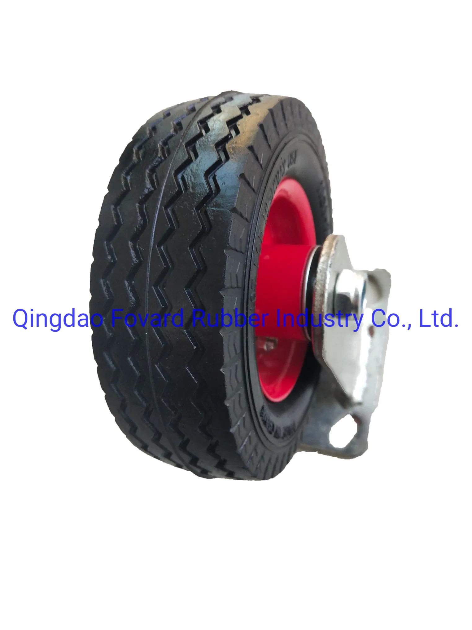 6*2"Flat Free Heavy Duty Trolley Caster Pneumatic Rubber Wheelbarrow Wheel