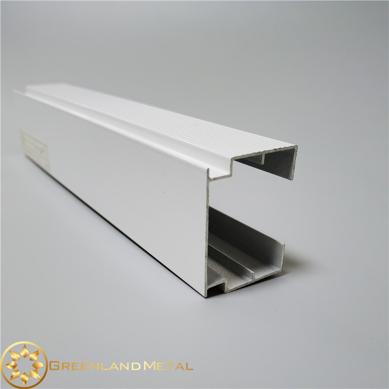 Anodized /Power Coated Vertical Blind Head Rail Top Track in Aluminum Profile Material