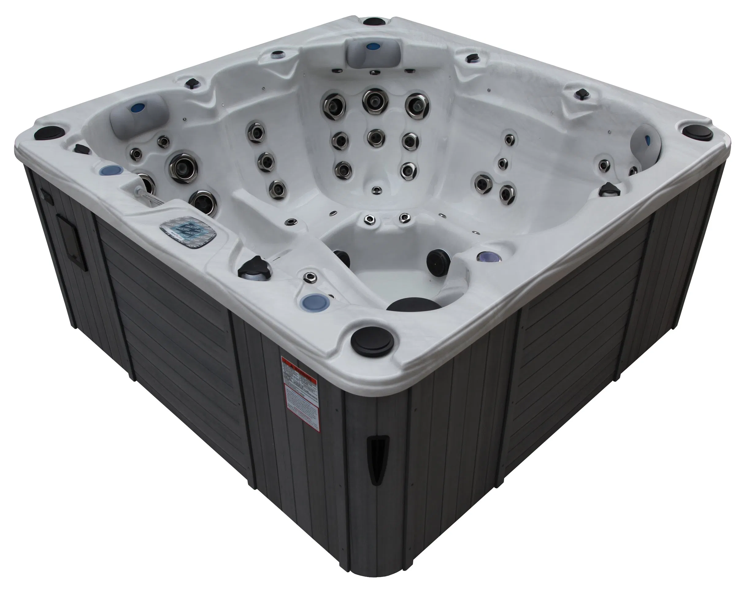 China SPA Manufacturers 6 Person 63 Hydromassage Jets Outdoor Massage Hot Tub