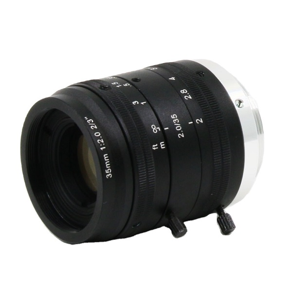 Объектив C-Mount 35mm F2.0 10MP для машинного зрения