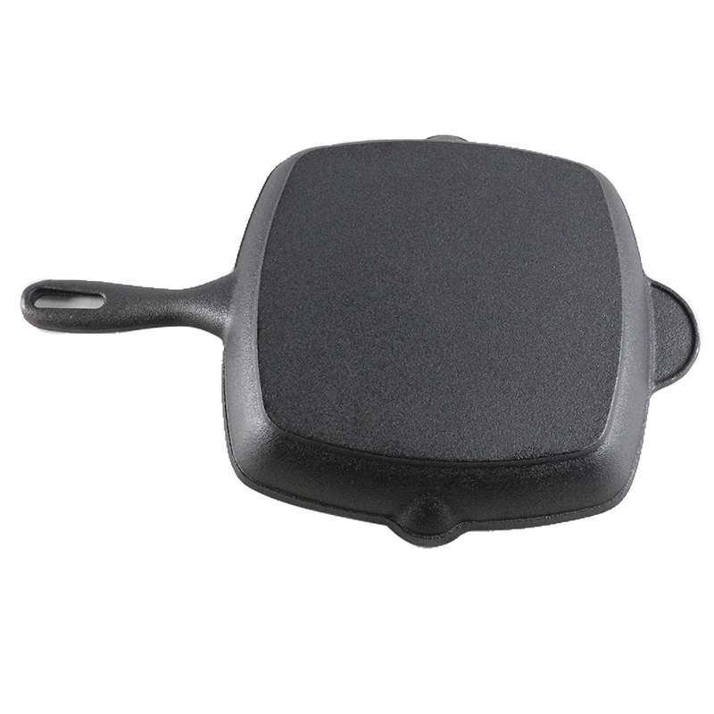 Чугунная сковорода с антипригарным покрытием, 26 см