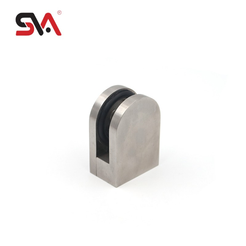 European Stainless Steel Glass Clamp Support Bracket for Frameless Tempered Glass Railing