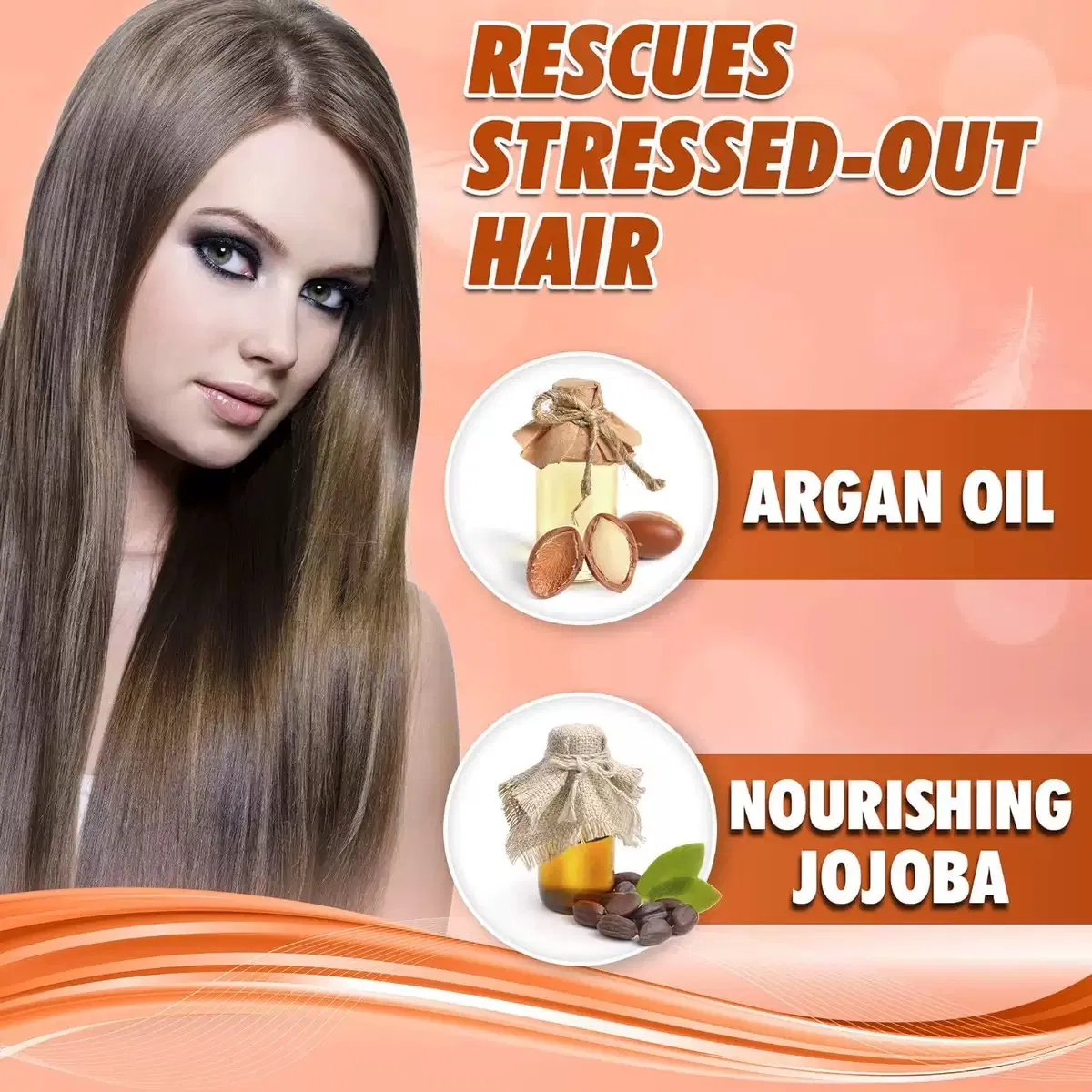 Private Label with Pure Argan for Hair Smoothing Keratin Hair Mask for Moisture Repair Damaged Hair