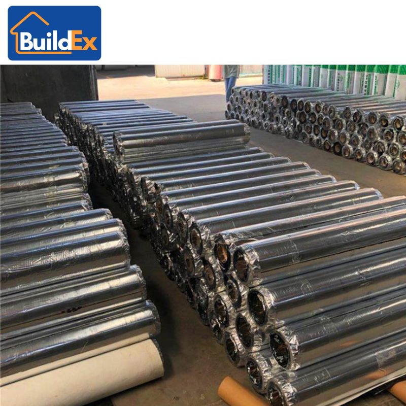 Self-Adhesive Modified Asphalt Waterproof Membrane with Strong UV Resistance Roof Construction Waterproofing Material