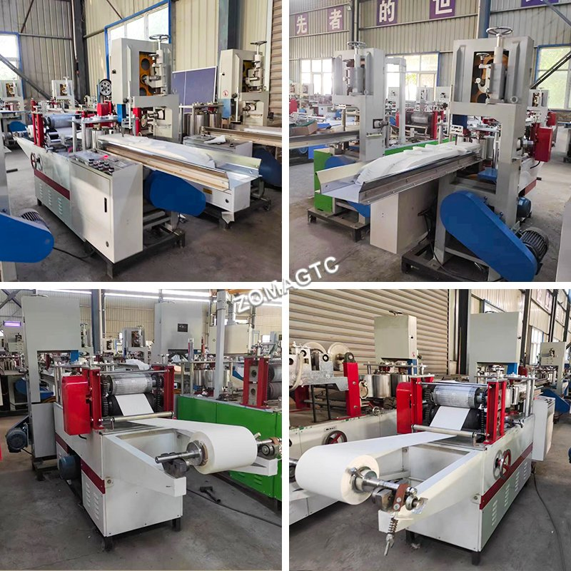Fully Automatic Napkin/Serviette Toilet Paper Tissue Making Printing Two Color Embossing Production Folding Machine
