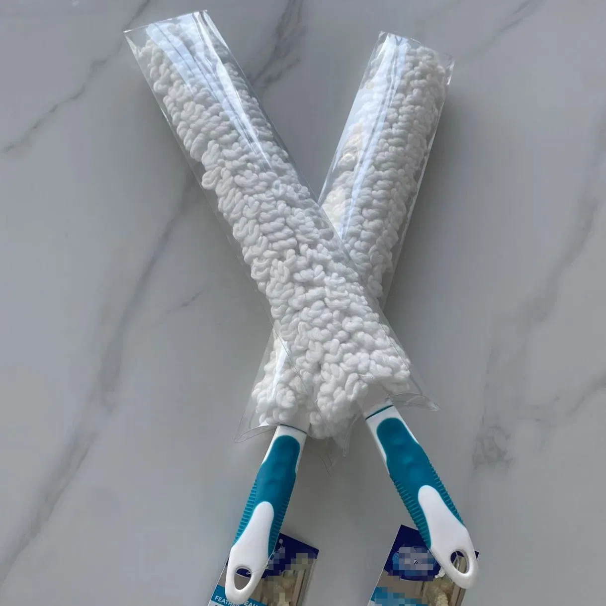 Customized Household Electrostatic Duster Kit with Rotatable PP Handle Soft Flexible Dusting Tool for Car Cleaning