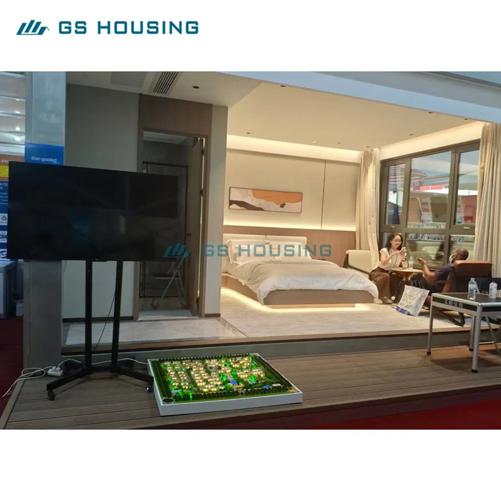 Prefabricated Hotel Unit Prefab Townhouse Villa Prefabricated House Hotel Modular High Rise Multi Storey Steel Structure Apartments