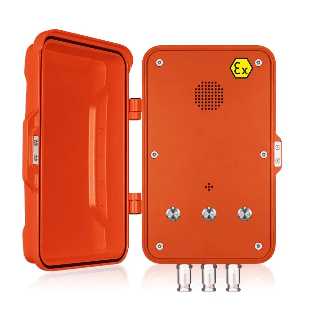 IP67 Auto-Dial Explosion-Proof VoIP Telephone
