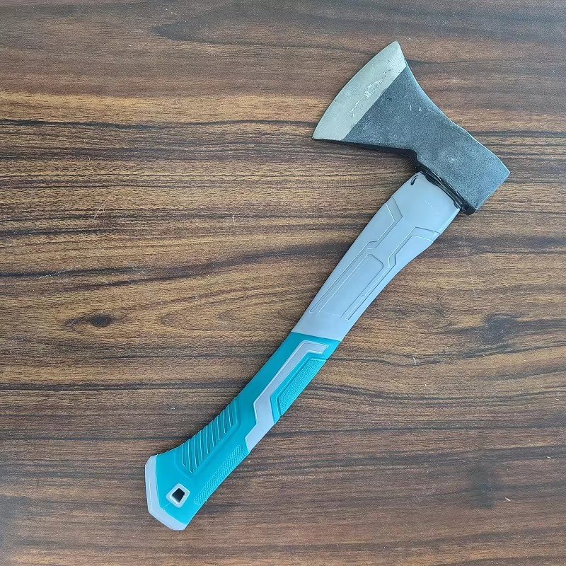Manufacturer High Quality Carbon Steel Forged Axe Fiberglass Handle Outdoor Camping Tool