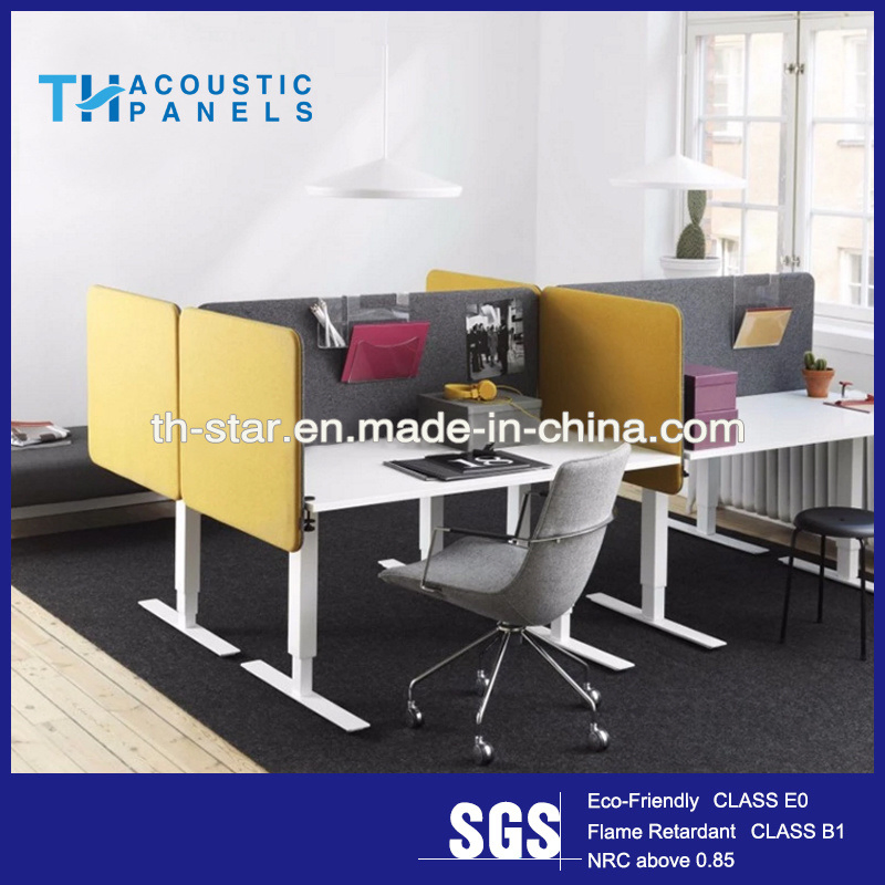 Acoustic Privacy Panels Noise Reduction Fire Retardant Pet Desktop Screen Acoustic Screen
