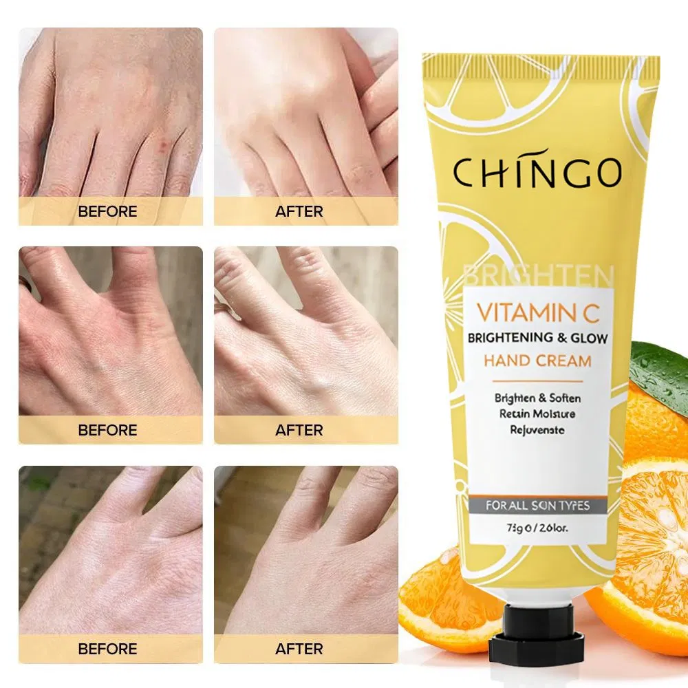 Brightening Evening Skin Tone Moisturizing Nourishing Non-Greasy Vitamin C Hand Cream