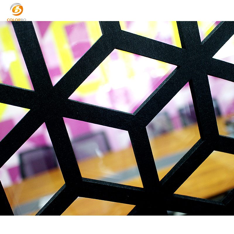 Carved Screen Sound Absorption Material Polyester Fiber Decorative Acoustic Panels