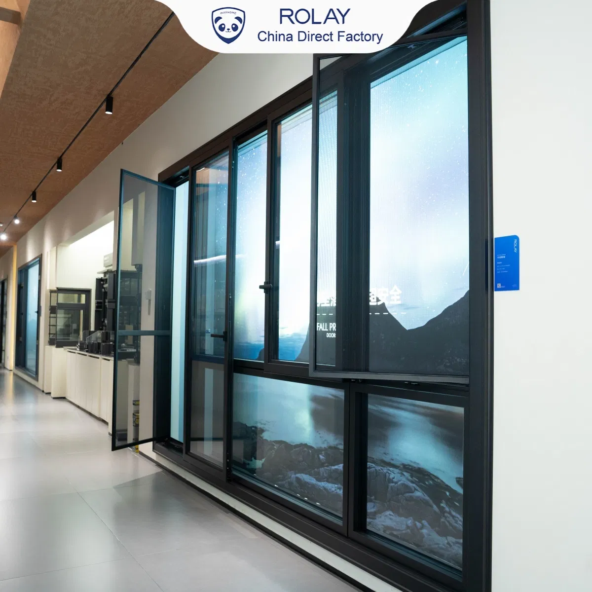 Rolay/Direct Source Aluminium Window Sliding Window Dust-Proof Modern Customized Aluminum Sliding Window Skylight