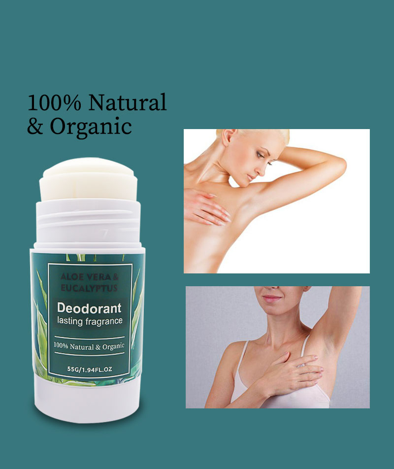 Beauty Cosmetics Skin Care Aloe Vera Eucalyptus Underarm Deodorant Stick