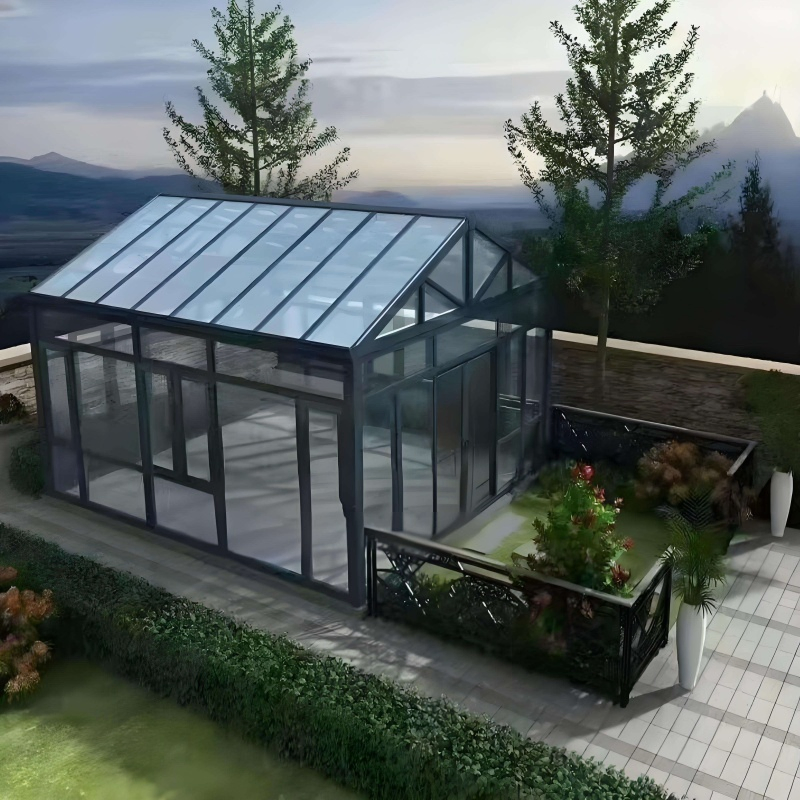 4 Season Free Standing Sunroom Sun Room Mobile Glass House Aluminum Alloy Sunrooms