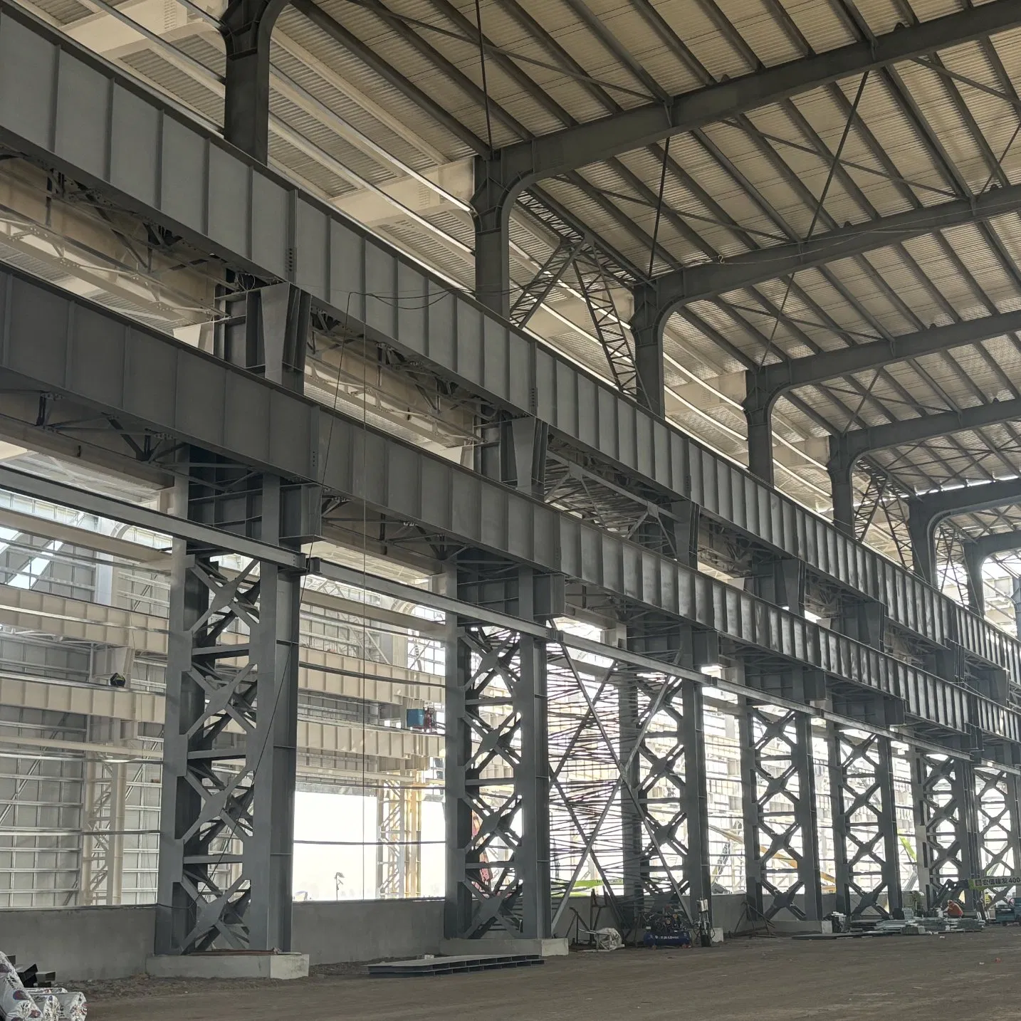 Q235 Prefabrication Modular Design Galvanization Steel Warehouse with H-Shaped Steel