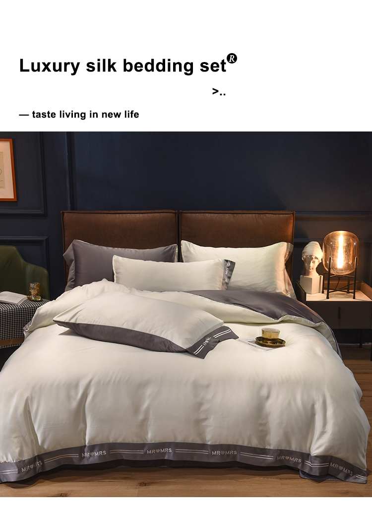 Luxurious Soft Touch 4-Piece Duvet Cover Bedding Set 10