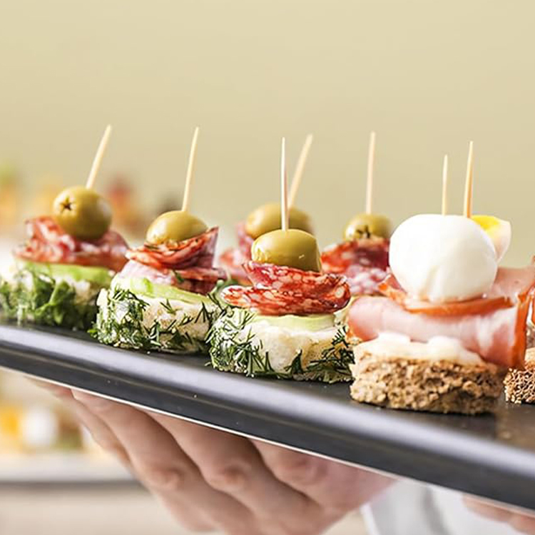 Bamboo Wooden Toothpicks Disposable Eco-Friendly Double-Points Tooth Picks for Parties Travel for Restaurants Natural Bamboo