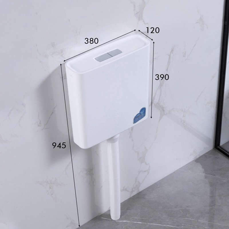 Household Squatting Pan with Water Tank (Complete Set) Squat Bowl Bathroom Commode Large-Caliber Squatting Basin Toilet