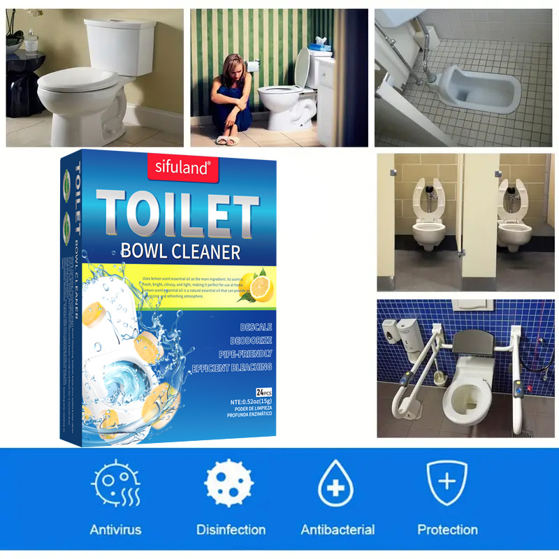 Effervescent Household Toilet Cleaning Tablets Urine Scale Cleaner for Effective Toilet Cleaning