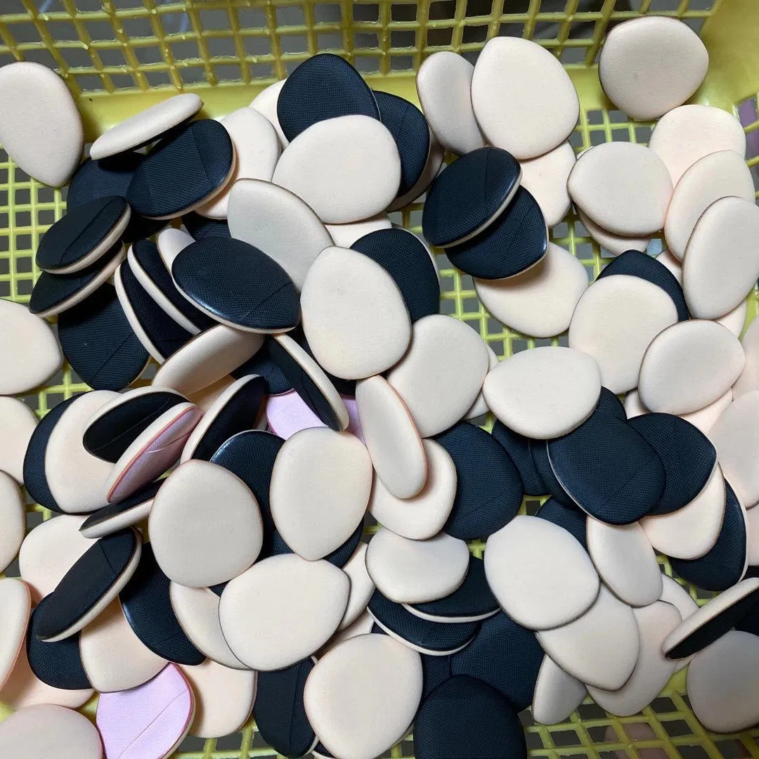 Private Label Portable Wholesale Finger Eco Friendly Vegan Cosmetic Custom Powder Puff Finger Mini Makeup Sponge