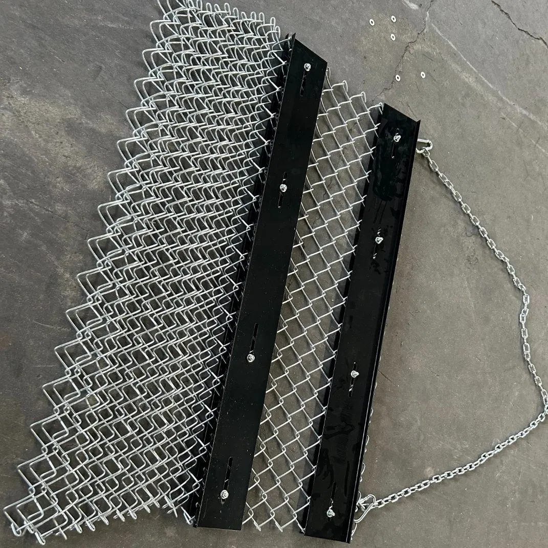 Chain Harrow Flexible Steel Steel Lawn Drag Mat for Lawn Leveling