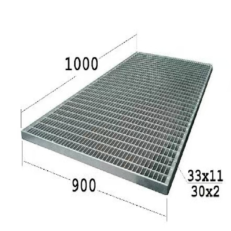 Custom Stainless Steel Grill Grates 30*3 32*5 Galvanized Steel Grating Industrial Floor Grating