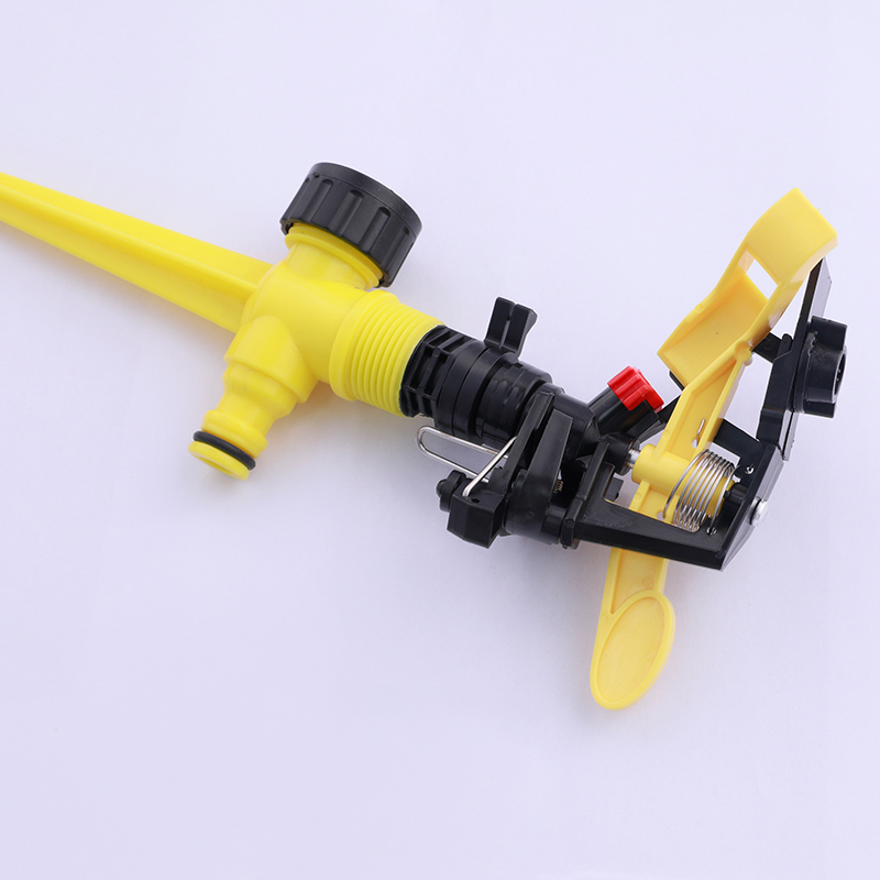 360 Degree Rotatable Single Double Hole Adjustable Plastic Sprinklers for Irrigation