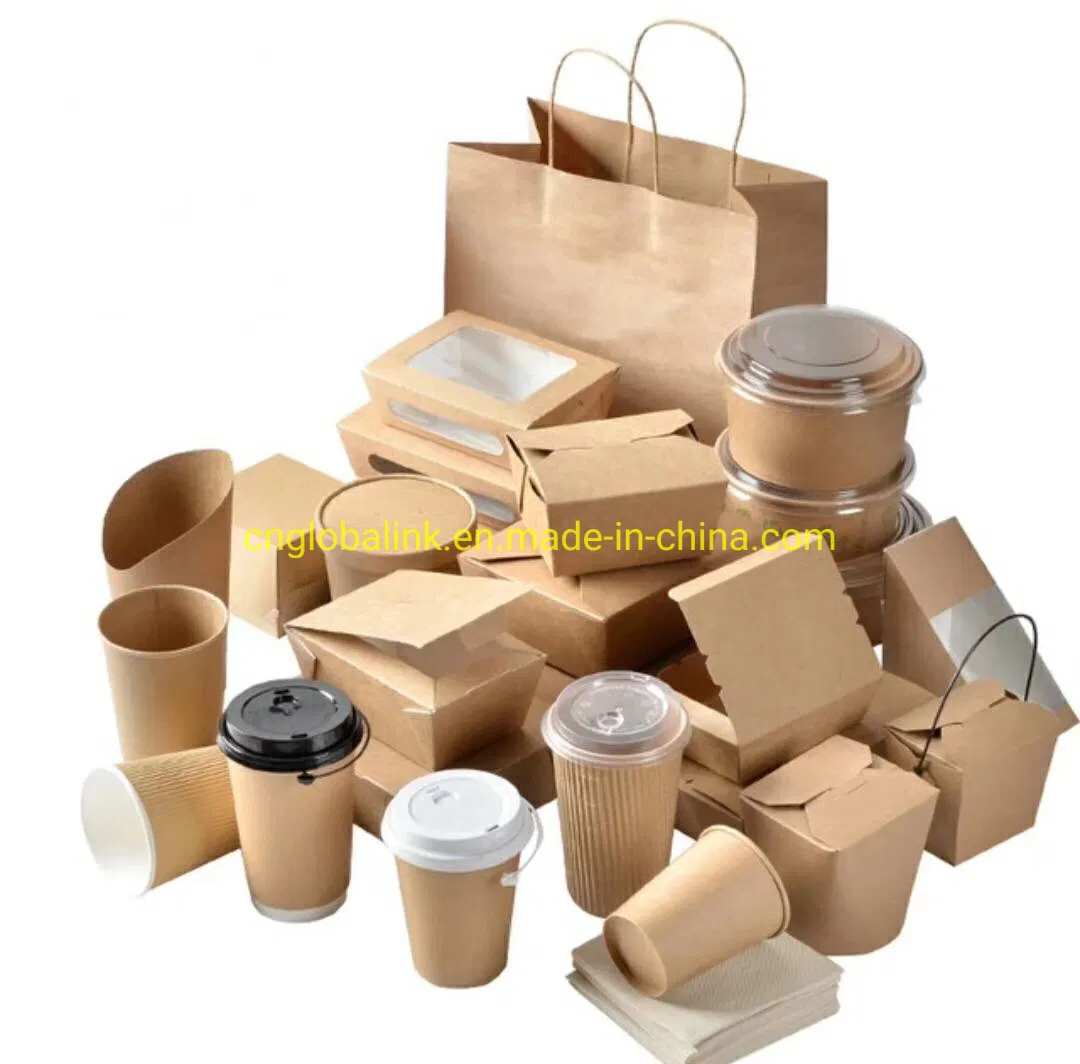 Kraft Paper Food Packaging Container Take Away Food Container 32oz