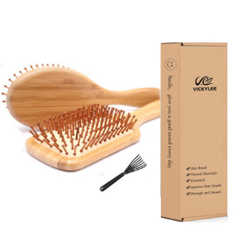 Large Natural Wooden Bamboo Hair Comb