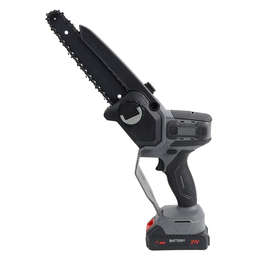 Cordless Chainsaw 8 Inch Toolless Adjust Electric Wood Cutting Tool OEM Service