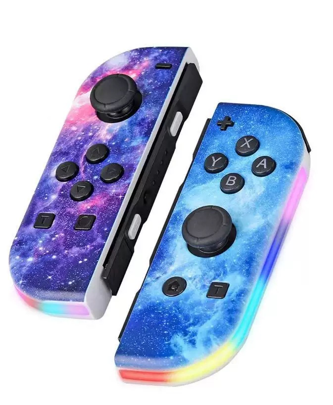 Беспроводной джойстик для Nintendo Switch с RGB-подсветкой