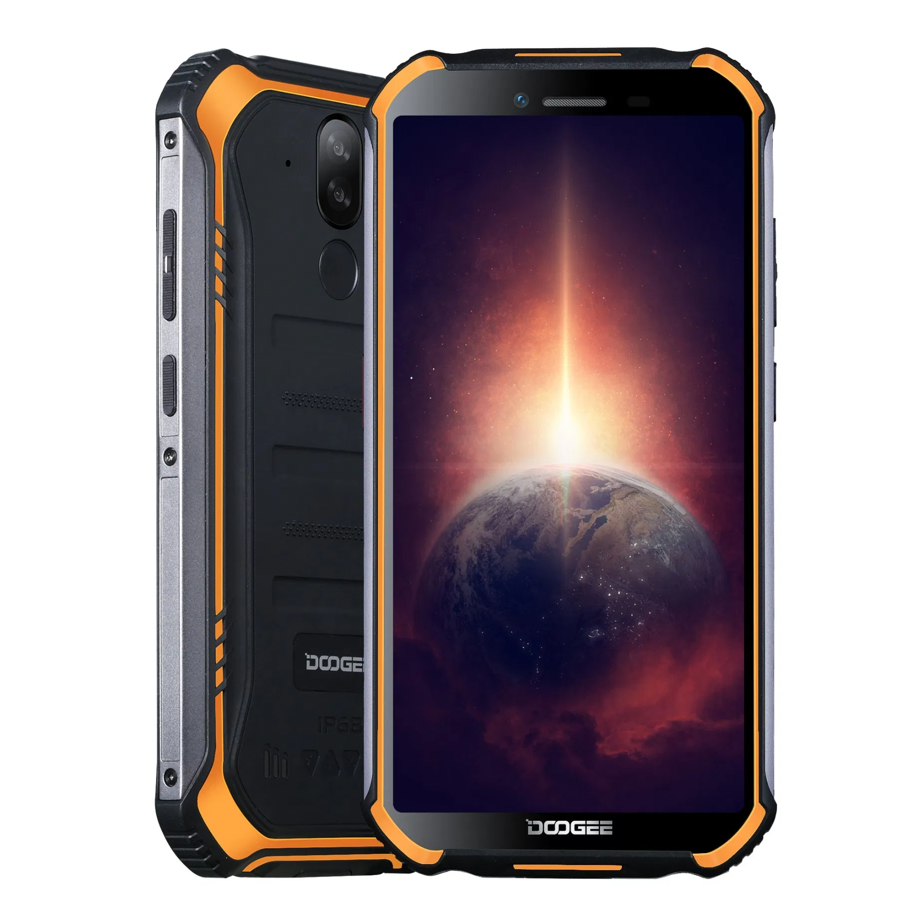Ready in Stock Doogee S40 PRO 4GB+64GB Rugged Phone Waterproof 4650mAh Big Battery Fingerprint Android Phone