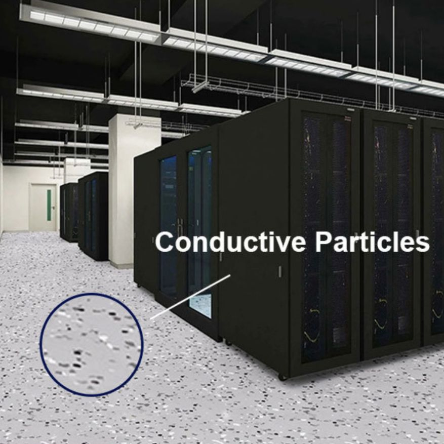 Антистатический ПВХ пол для электротехнических помещений