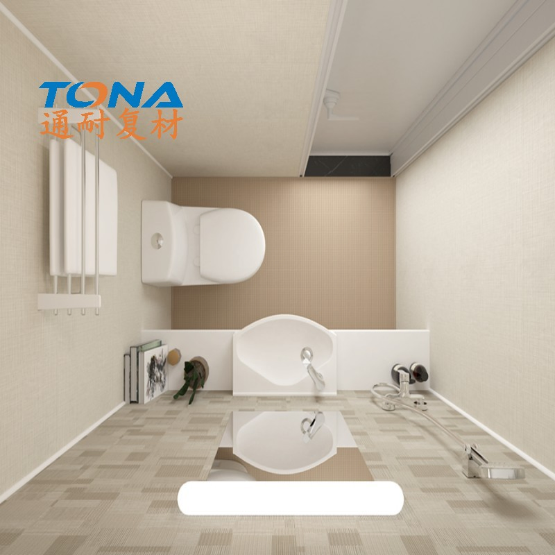 SMC Complete Bathroom - Quick Installation for Affordable Housing, Completion in 72 Hours