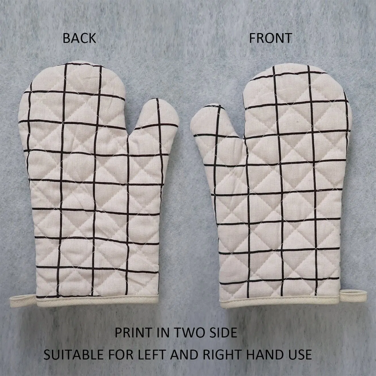 Kitchen Oven Mitt Home Oven Mitts 500f° Heat Resistant BBQ Cooking Baking Grilling