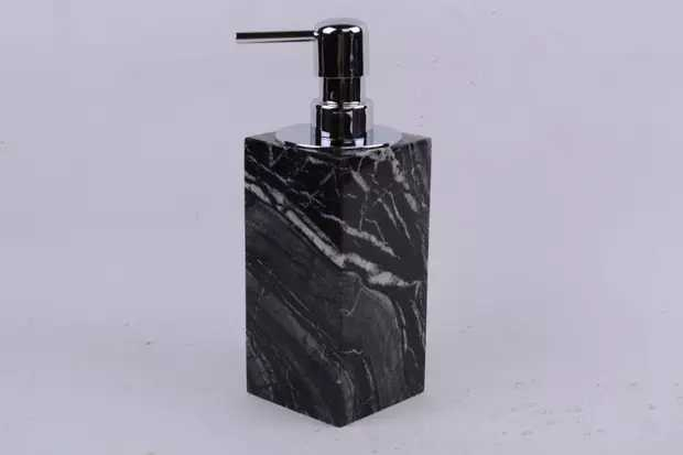Green Marble Soap Dispenser Set for Bathroom