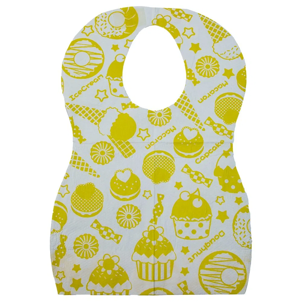 Soft and Absorbent Disposable Baby Feeding Bibs - Easy Clean-up