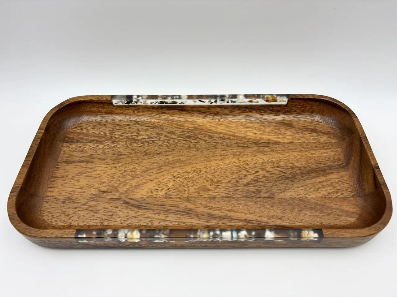 Acacia Wood Oblong Serving Dish Serving Tray Serving Platter