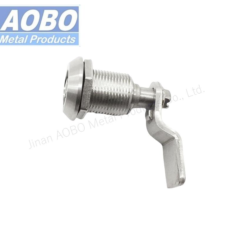 Aobo Cabinet Door Panel Lock Square Insert SS316 Lock Automation Equipment Quarter Turn Cam Lock Compression Latch with Marking
