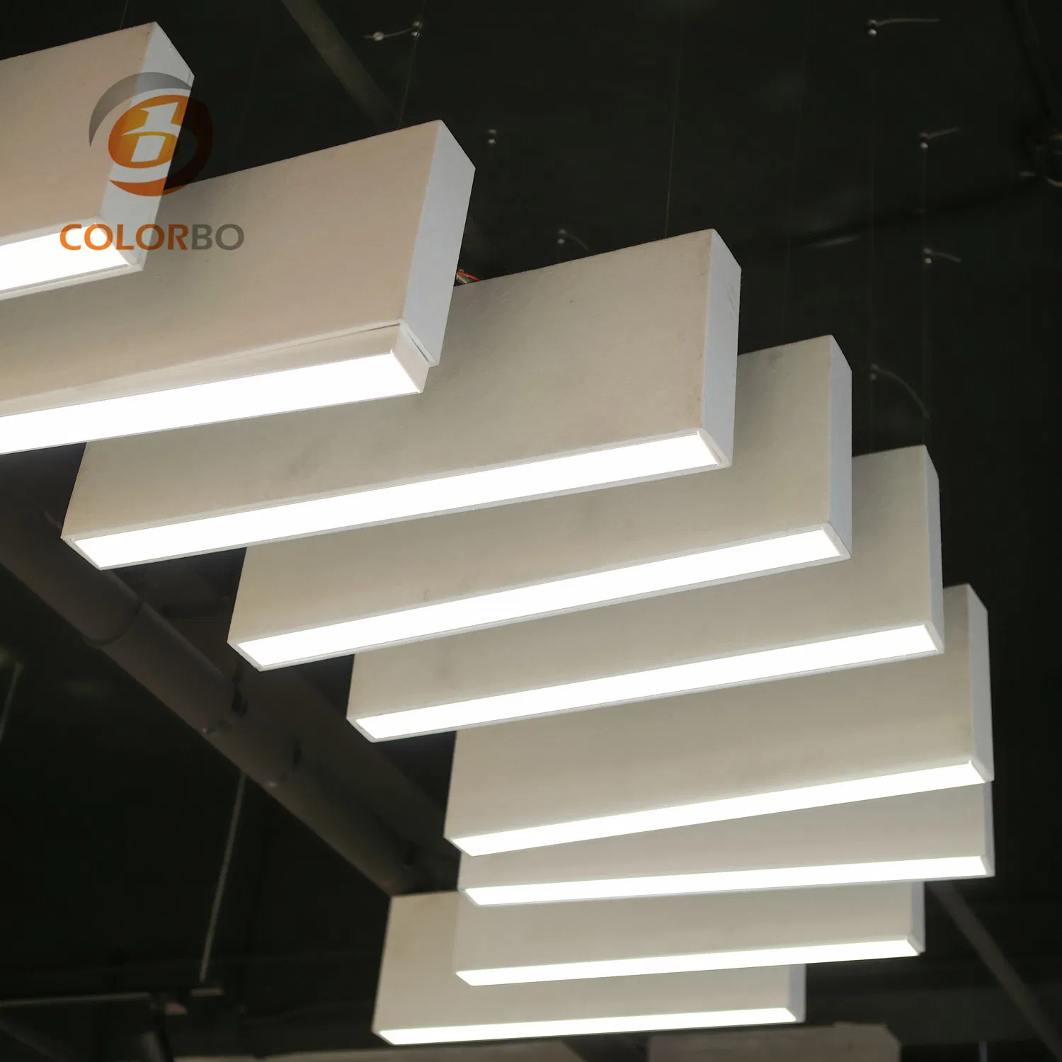 Linear creative decorating  custom lighting chandelier