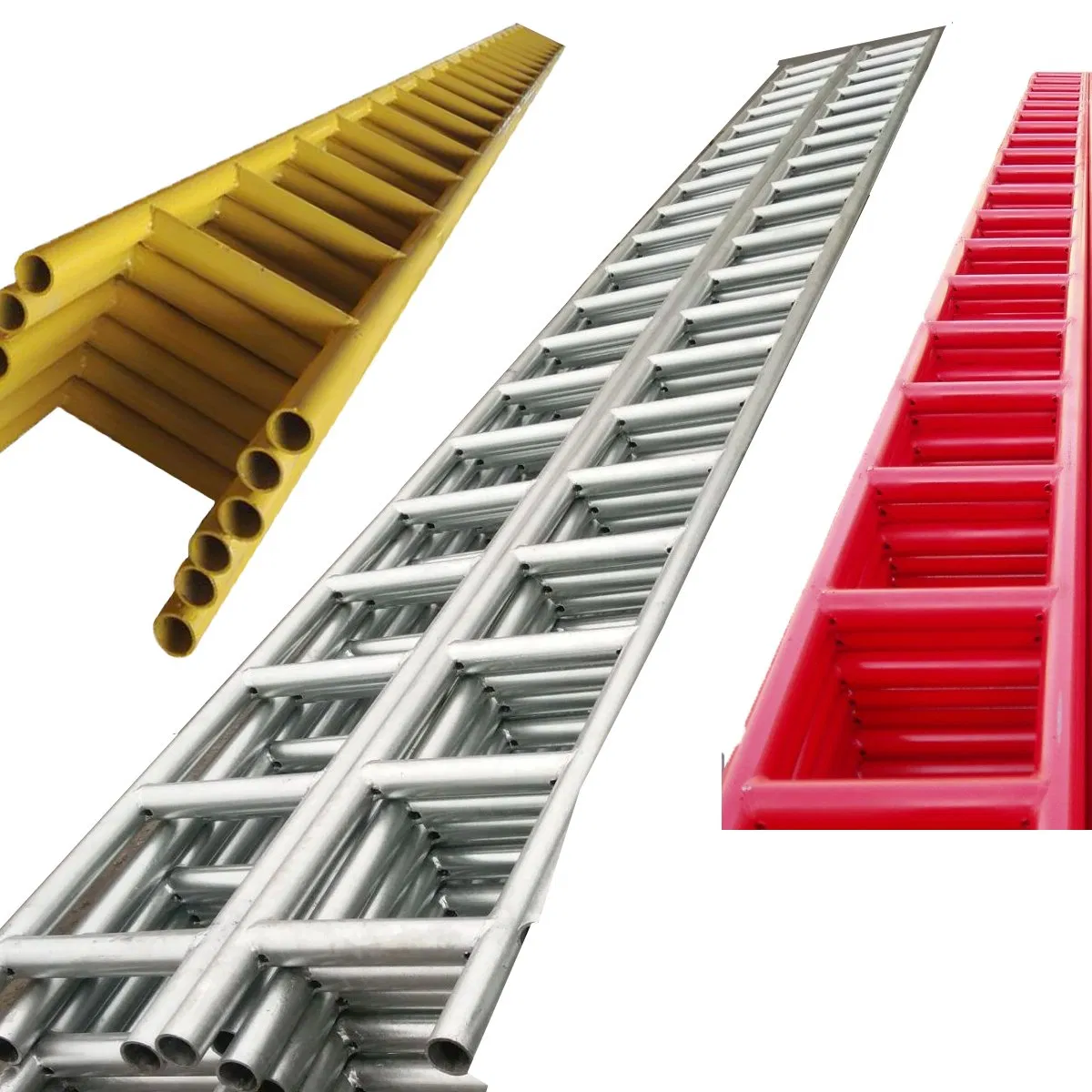 Scaffolding Step Ladder or Stair for Built Modularly