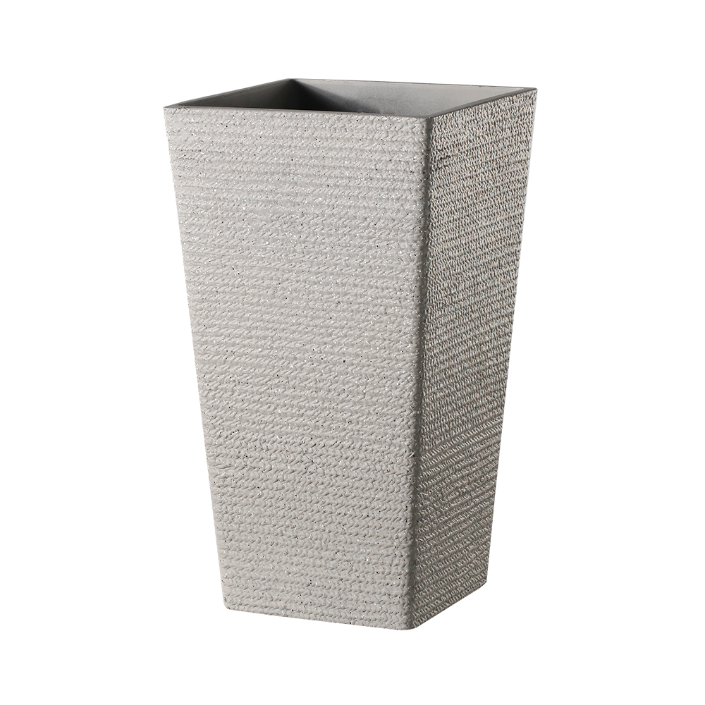 Горшки пластиковые высокие квадратные большие уличные комнатные