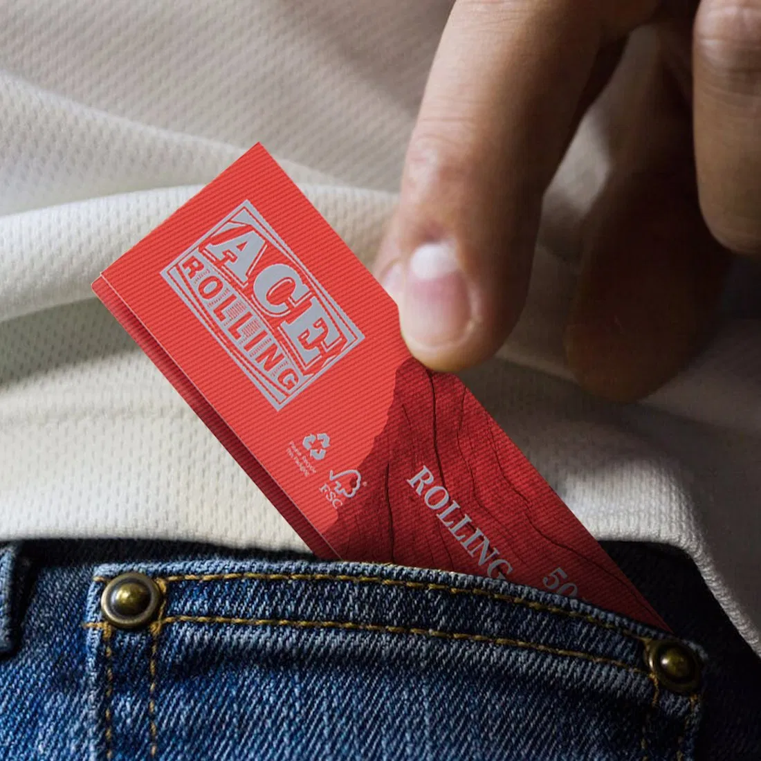 Wholesale Customized Slow Burning Natural Kingsize Cigarette Rolling Paper for Smoking