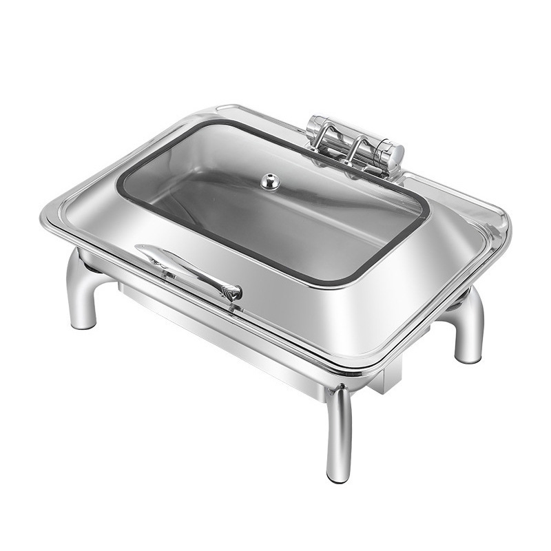 Bracket Hydraulic Rectangle Buffet Dishes-Single/Two Compartment