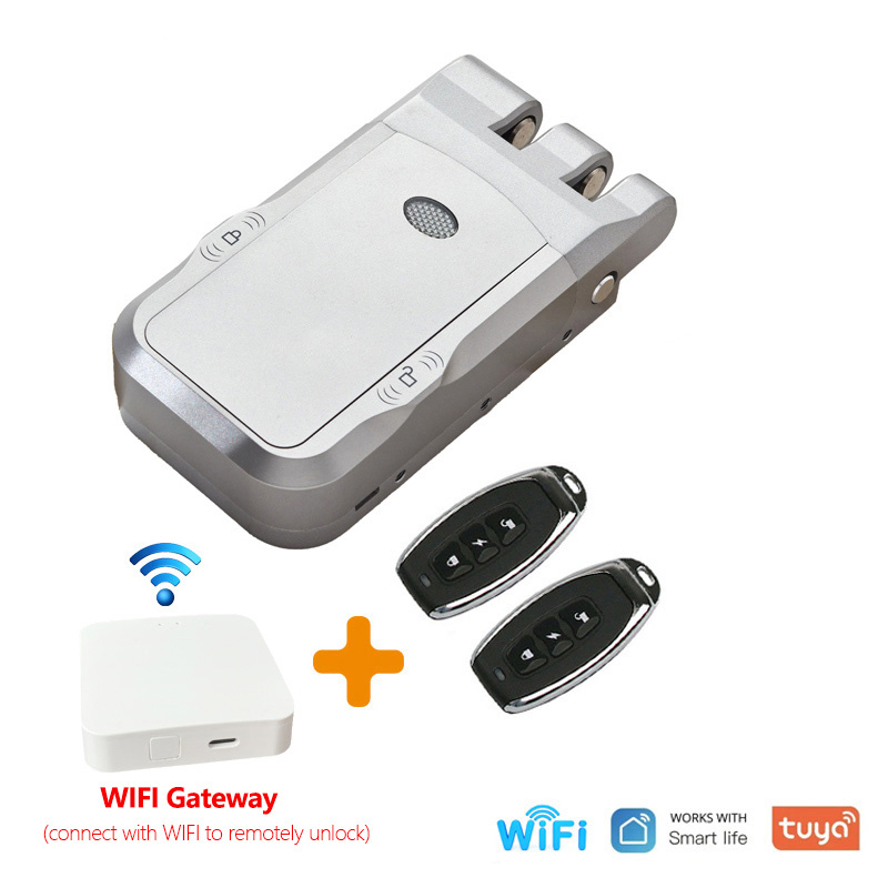 Secukey Safety Keyless Remote Door Locks Wireless 433 MHz Remote Control Invisible, Anti-Theft Lock Remote Access Control