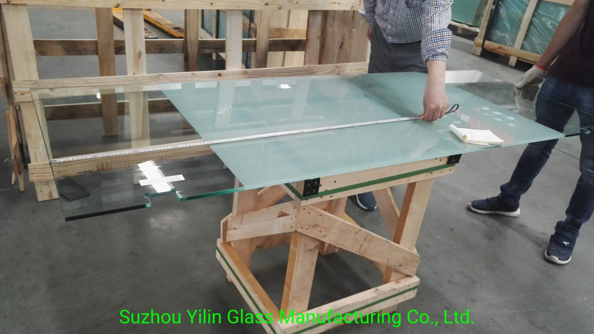 Tempered Printed Glass with The Frosted Effect