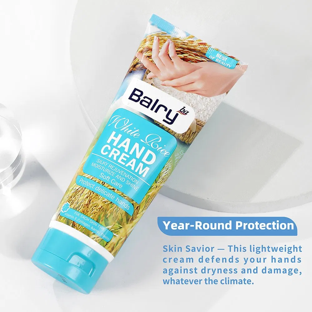 Balry Customized Available Best Quality Whitening and Anti-Aging Hand Cream for Dry Skin
