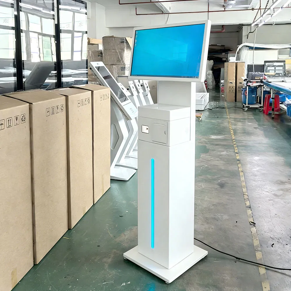 23.6 Inch Dual Display Visitor Machine for Corporate Reception